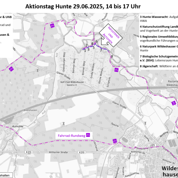 Image - Aktionstag Hunte 2025 Karte